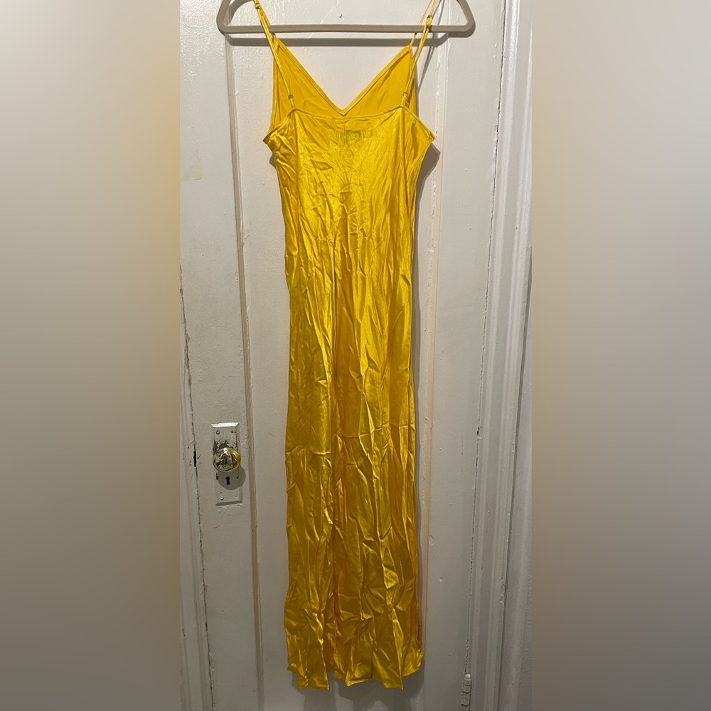 pistola Vibrant Yellow Satin Camisole - Picture 2 of 4